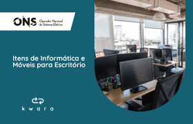 Leilão ONS - Itens de Informática, Eletros e Móveis de Escritório
