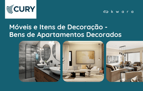 Leilão de Móveis e Itens de Decoração - Bens de Apartamentos Decorados - Cury 