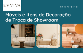 Leilão de Móveis e Itens de Decoração de Troca de Showroom - Evviva