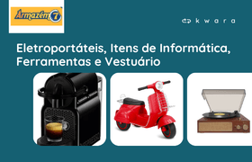 Leilão de Eletroportáteis, Itens de Informática, Ferramentas e Vestuário - Armazém 7