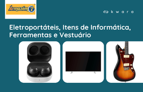 Leilão de Eletroportáteis, Itens de Informática, Ferramentas e Vestuário - Armazém 7