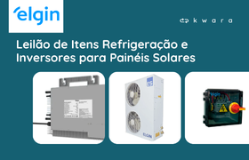 Leilão de Itens Refrigeração e  Inversores para Painéis Solares - Elgin