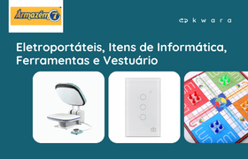 Leilão de Eletroportáteis, Itens de Informática, Ferramentas e Vestuário - Armazém 7