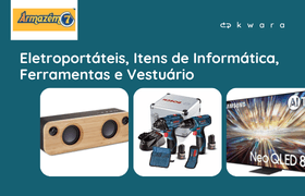 Leilão de Eletroportáteis, Itens de Informática, Ferramentas e Vestuário - Armazém 7