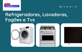 Leilão de Refrigeradores, Lavadoras e Fogões - Casas Bahia 