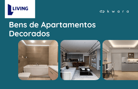 Leilão de Bens de Apartamentos Decorados - Living