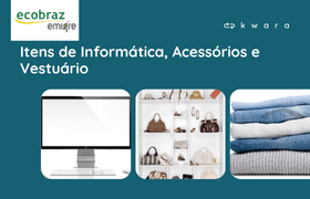 Leilão de Itens de Informática, Acessórios, Vestuário e Outros - Ecobraz