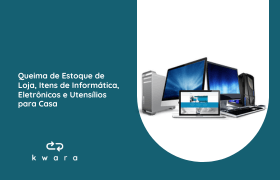 Leilão Queima de Estoque de Loja, Itens de Informática, Eletrônicos e Utensílios para Casa