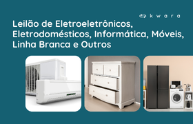 Leilão de Eletroeletrônicos, Eletrodomésticos, Informática, Móveis, Linha Branca e Outros