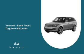Leilão de veículos - Hilux, Land Rover e Mercedes Benz - Vito
