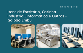 Leilão Itens de Escritório, Cozinha Industrial, Informática e Outros - Galpão Embu