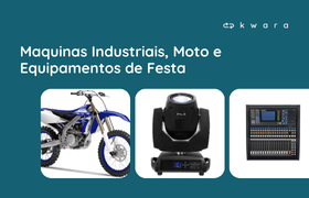 Leilão de Máquinas Industriais, Moto, Equipamentos de Festa - JB World