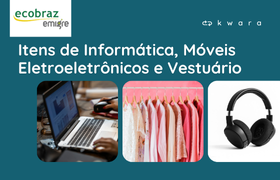 Leilão de Itens de Informática, Eletroeletrônicos, Móveis e Vestuário - Ecobraz (K-1940)
