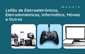 Leilão de Eletroeletrônicos, Eletrodomésticos, Informática, Móveis e Outros